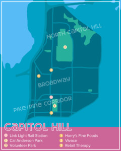 Team Diva - Map - Capitol Hill Seattle