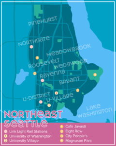 Team Diva - Map - Northeast Seattle