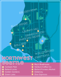 Team Diva - Map - Northwest Seattle
