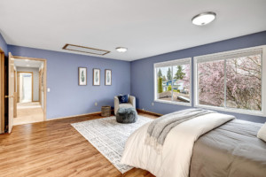 Photo of Lynnwood home bedroom showing View to exterior.
