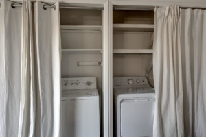 View of laundry space