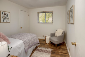View of guest bedroom in Bothell home.